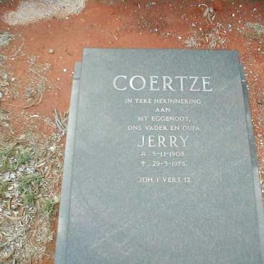 COERTZE Jerry 1908-1978