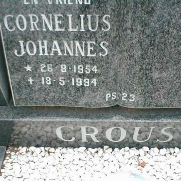 CROUS Cornelius Johannes 1954-1994