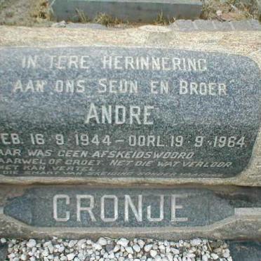 CRONJE Andre 1944-1964