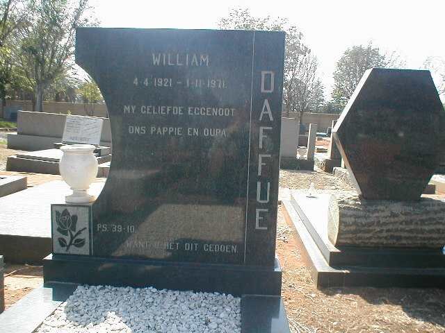 DAFFUE William 1921-1971