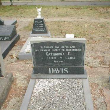 DAVIS Catharina E. 1879-1969