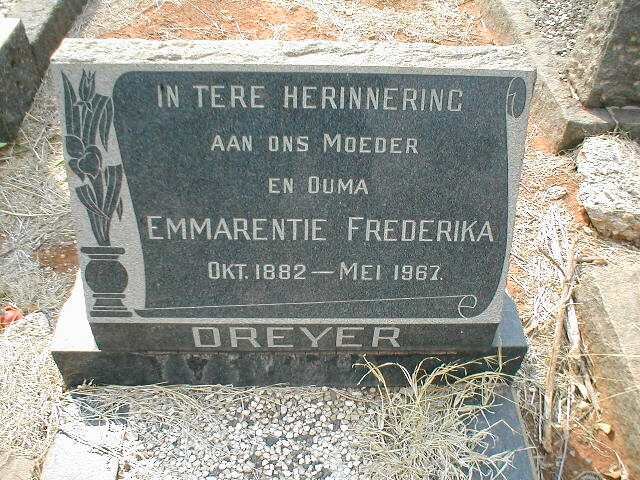 DREYER Emmarentie Frederika 1882-1967