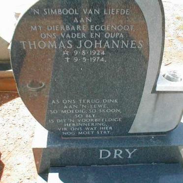 DRY Thomas Johannes 1924-1974