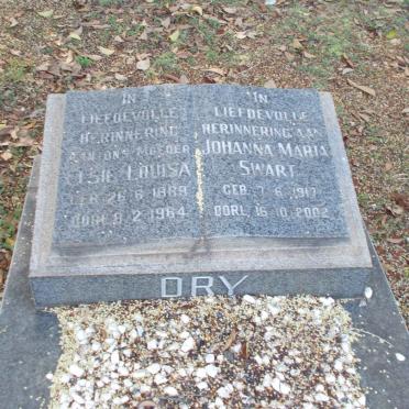 DRY Usie Louisa 1889-1964 :: SWART Johanna Maria 1917-2002