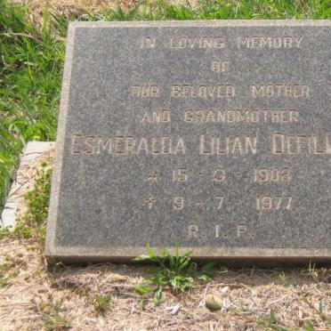 DEFILIPPI Esmeralda Lilian 1903-1977