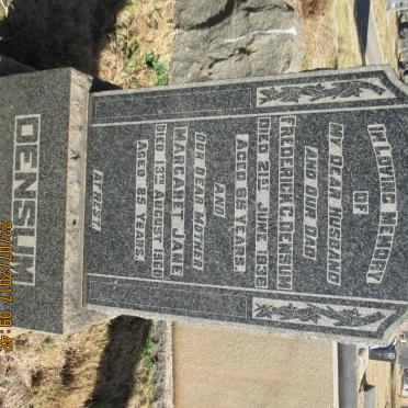 DENSUM Frederick C. -1936 &amp; Margaret Jane -1960