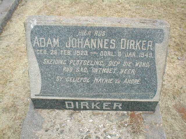 DIRKER Adam Johannes 1923-1949