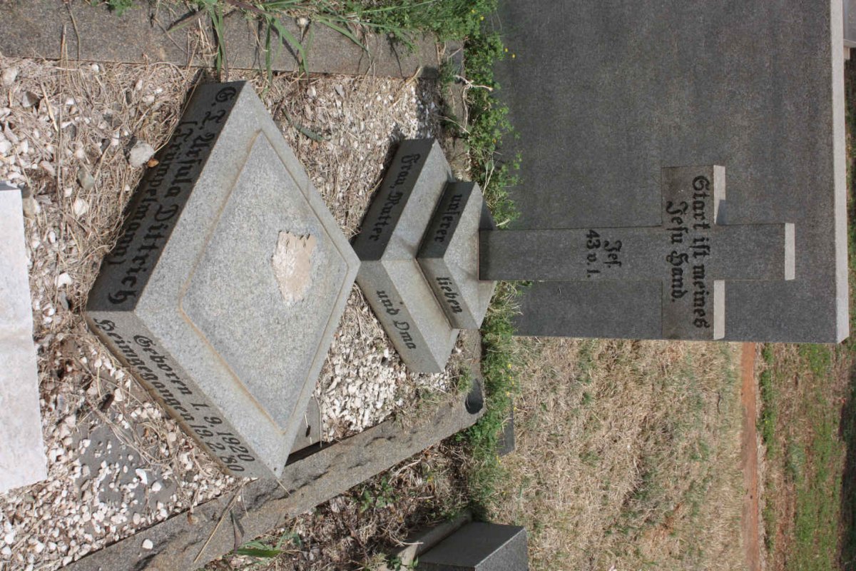 DITTRICH G.T. Ursula nee TRÜMPELMANN 1920-1980