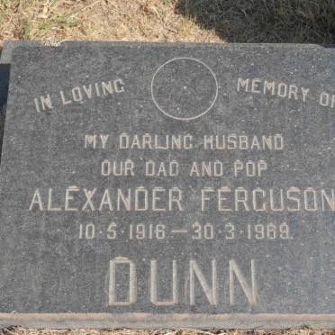 DUNN Alexander Ferguson 1916-1969