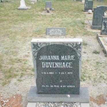 DUVENHAGE Johanna Marie 1885-1972