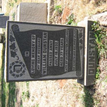 DUNSTAN William -1932