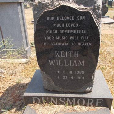 DUNSMORE Keith William 1969-1991