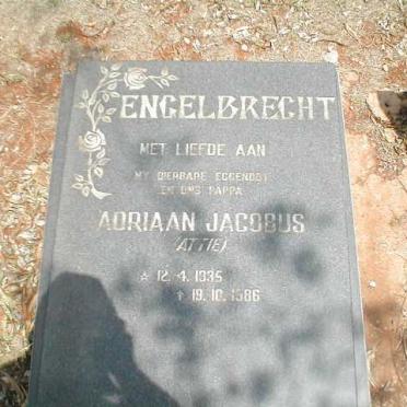 ENGELBRECHT Adriaan Jacobus 1935-1986