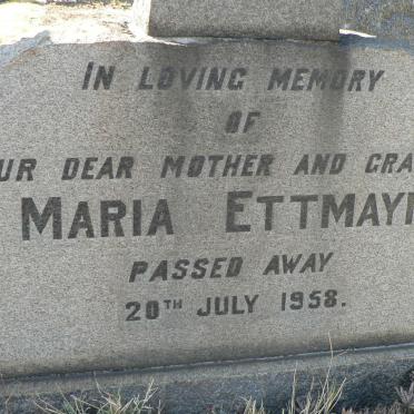 ETTMAYR Maria -1958