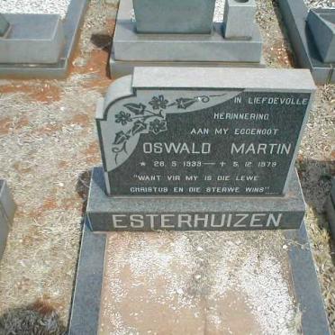 ESTERHUIZEN Oswald Martin 1933-1979