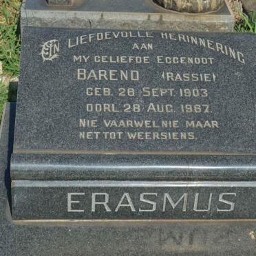ERASMUS Barend 1903-1967
