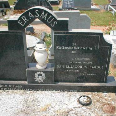 ERASMUS Daniel Jacobus Elardus 1916-1984