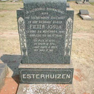 ESTERHUIZEN Pieter Josua 1890-1956