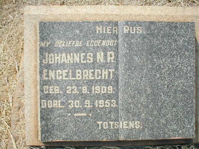 ENGELBRECHT Johannes N.R. 1909-1953