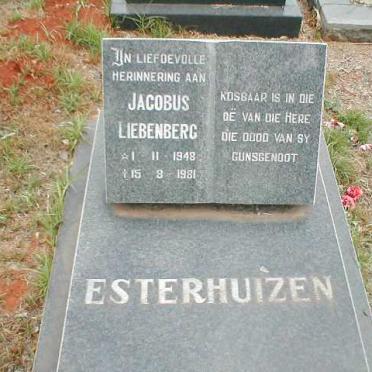 ESTERHUIZEN Jacobus Liebenberg 1948-1981