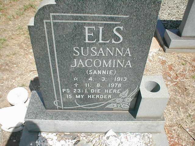 ELS Susanna Jacomina 1913-1978