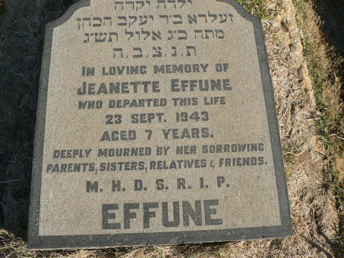 EFFUNE Jeanette -1943