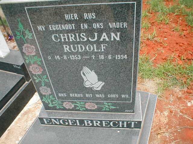 ENGELBRECHT Chrisjan Rudolf 1953-1994