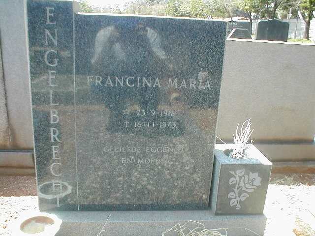 ENGELBRECHT Francina Maria 1918-1973