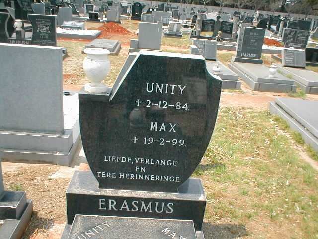 ERASMUS Max -1999 &amp; Unity -1984