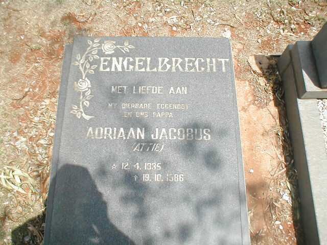 ENGELBRECHT Adriaan Jacobus 1935-1986