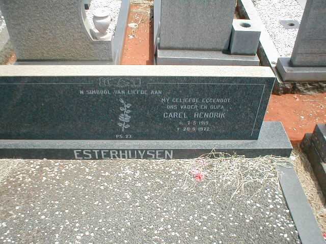 ESTERHUYSEN Carel Hendrik 1919-1972