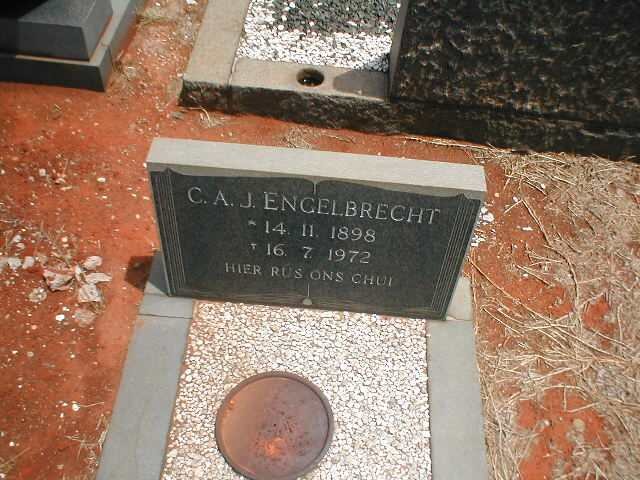 ENGELBRECHT C.A.J. 1898-1972