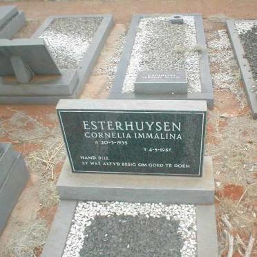 ESTERHUYSEN Cornelia Immalina 1935-1987