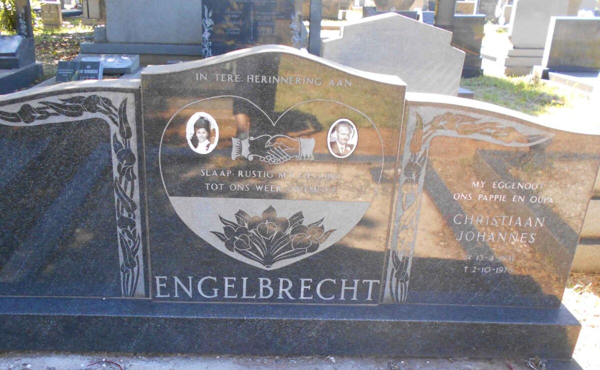 ENGELBRECHT Christiaan Johannes 1931-1975