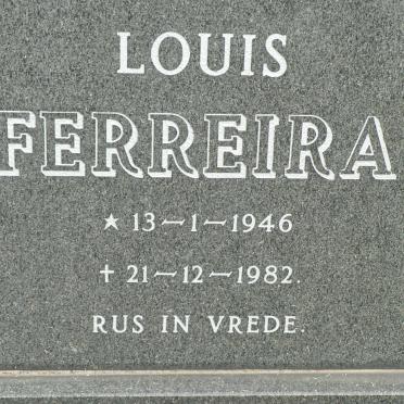 FERREIRA Louis 1946-1982