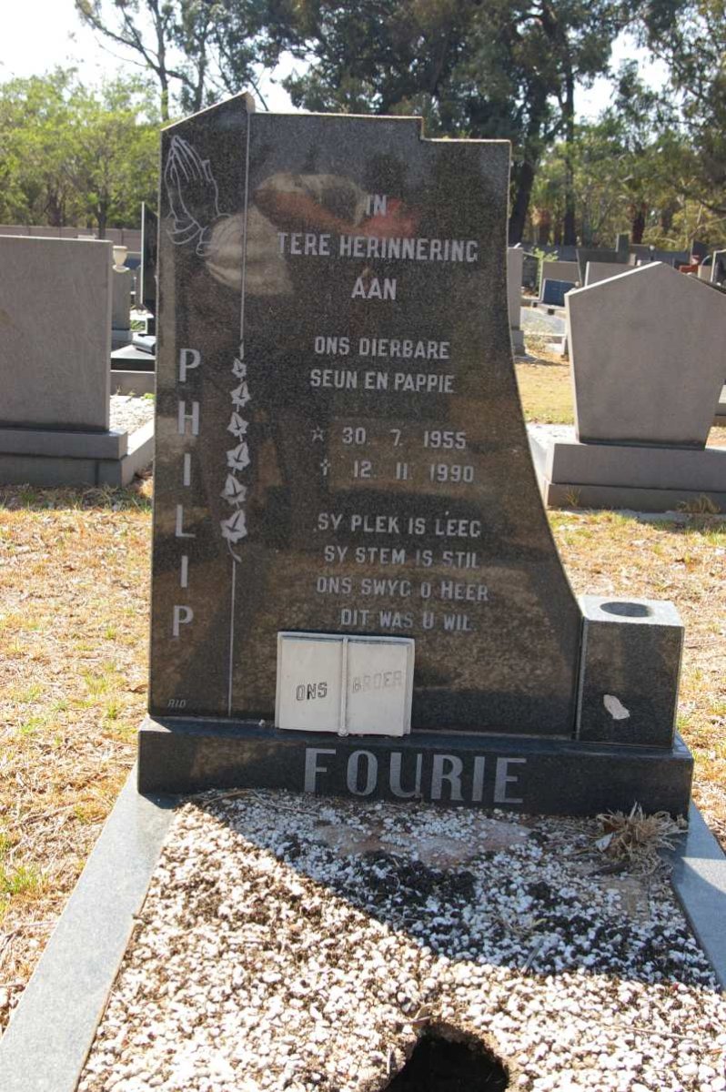FOURIE Philip 1955-1990