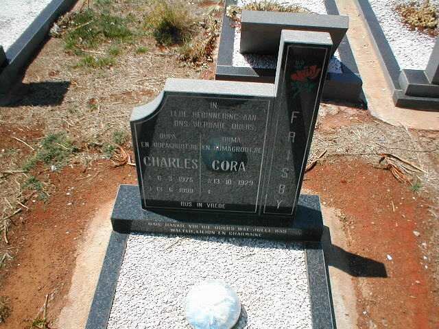 FRISBY Charles 192?-1999 &amp; Cora 1929-