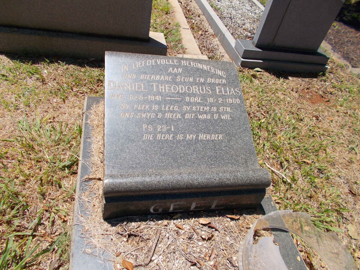 GEEL Daniel Theodorus Elias 1941-1960
