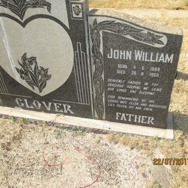 GLOVER John William 1888-1960 &amp; Ellen Catherine 1889-1973
