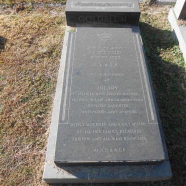 GOLDBLUM Hilary -1981