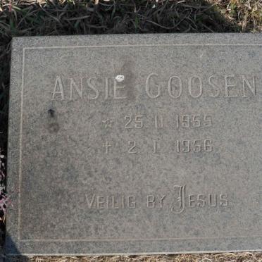 GOOSEN Ansie 1955-1956