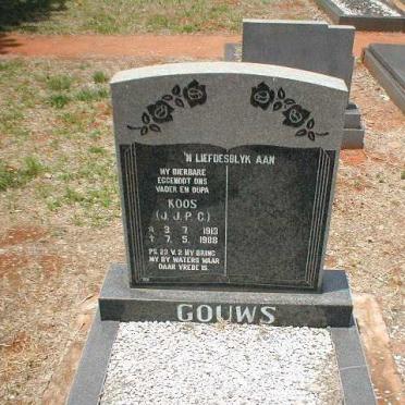 GOUWS J.J.P.C. 1913-1988
