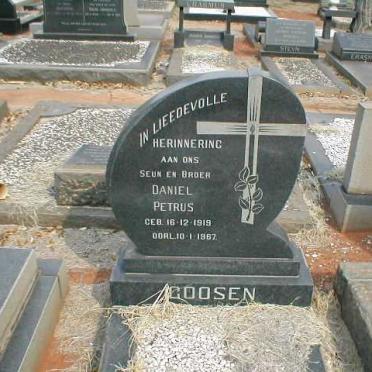 GOOSEN Daniel Petrus 1919-1967