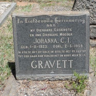 GRAVETT Johanna C.I. 1923-1959