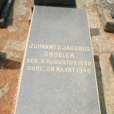 GROBLER Johannes Jacobus 1896-1946