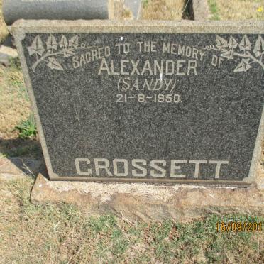 GROSSETT Alexander  -1950