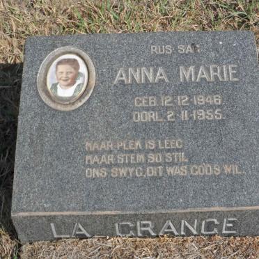 GRANGE Anna Marie, la 1946-1955