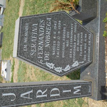 JARDIM Serafina Fernandes de Nobrega 1943-1994
