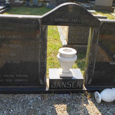 JANSEN Ernst Hendrik 1921-1969 &amp; Maria 1921-2005
