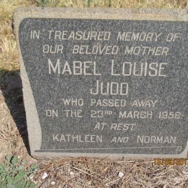 JUDD Mabel Louise -1956